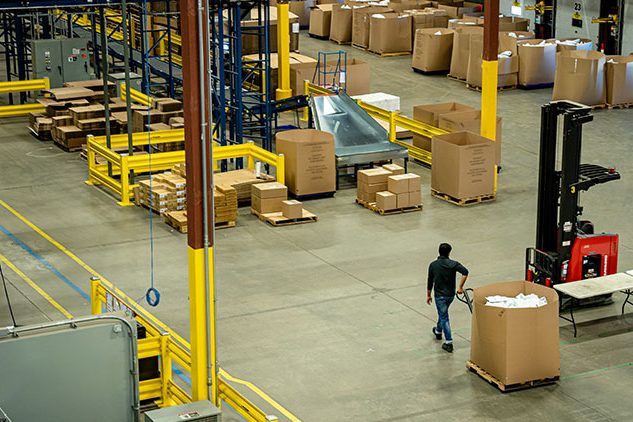 picture of radials fulfillment warehouse
