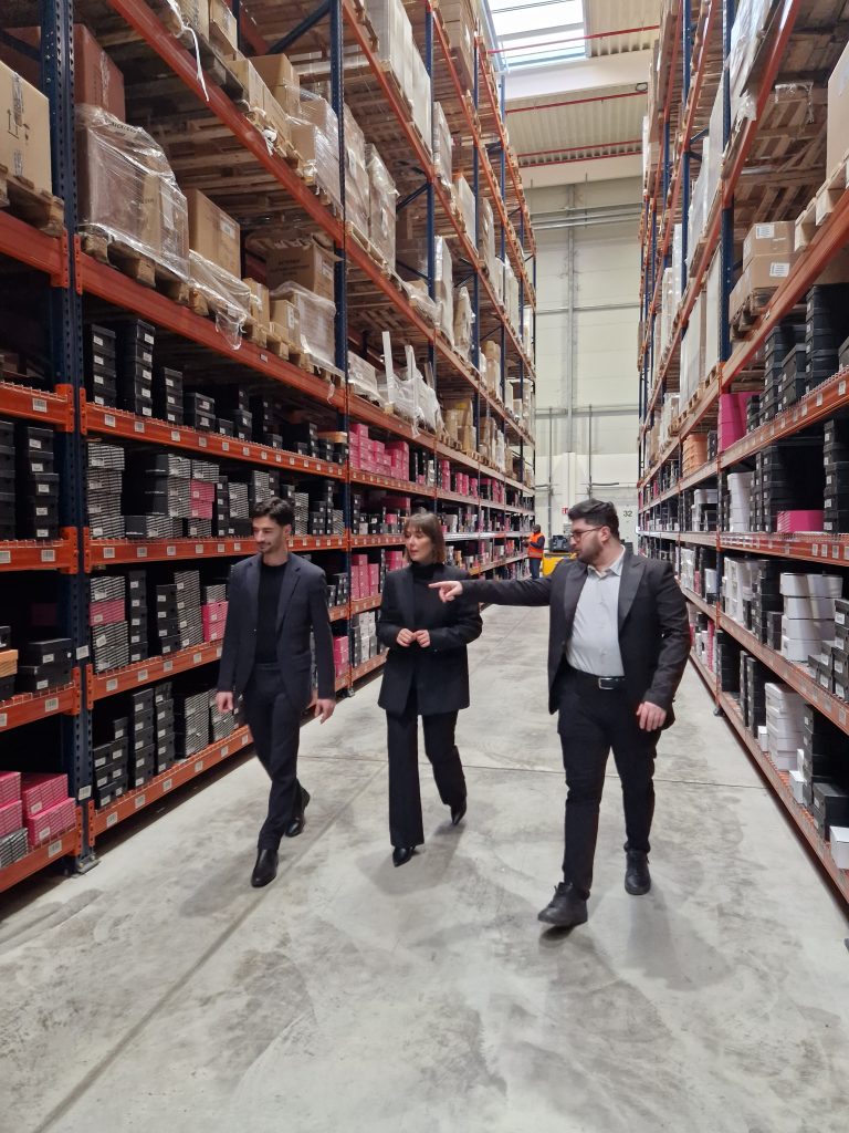 Quanticlo founders in Radial Milan warehouse