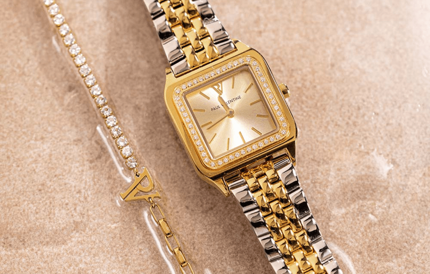 2 Tone Watch Paul Valentine Paul Valentine Paul Hewitt Horloge Sale Paul Valentine  main image 2