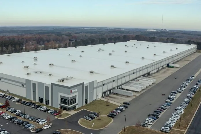 picture of the outside of a radial ecommerce fulfillment center